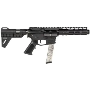 ATI MiIsport 9mm AR15 Pistol 5.5" Barrel W/ FlashCan MLOK Forend & Blade Brace ATIG15MSP9ML7