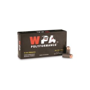 Backorder - Wolf 9x18mm Makarov FMJ 94 Grain 1000 Rounds