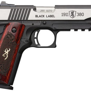 Browning 1911-380 Black Label Pro SS Compact w/ Rail .380 Auto 4.25" Pistol
