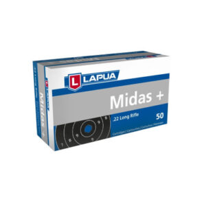Lapua Midas Plus .22 LR Ammunition 40 Gr LRN 5000 Rnd (100 Boxes)