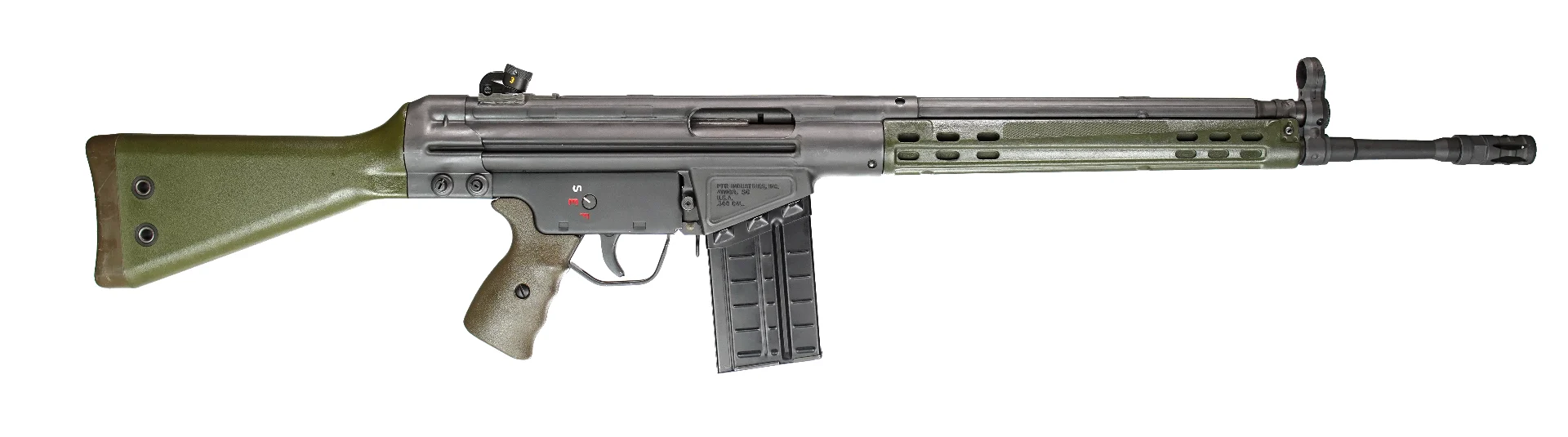 PTR-91 GI PTR 100 Black/OD Green .308WIN/7.62NATO Rifle 20+1 18"