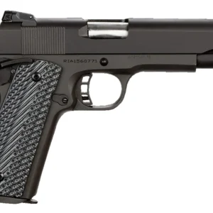 Rock Island Armory 51623 Rock Ultra FS Single 9mm 5 9+1 Gray G10 Grip Black Par