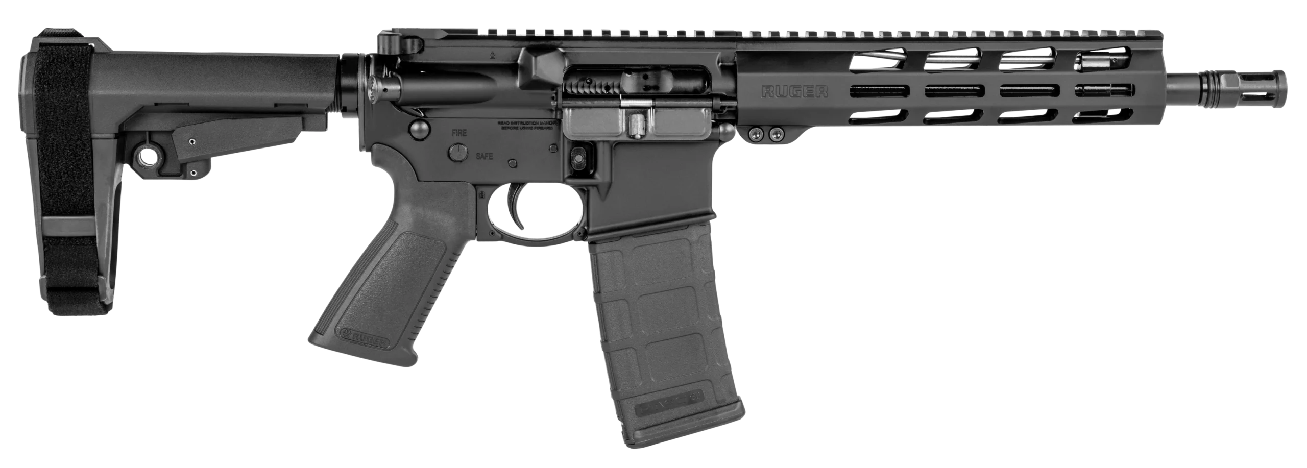Ruger AR-556 Pistol .223/5.56 Semi-Automatic 30rd 10.5" w/ SB Tactical Stabilizing Brace 8570