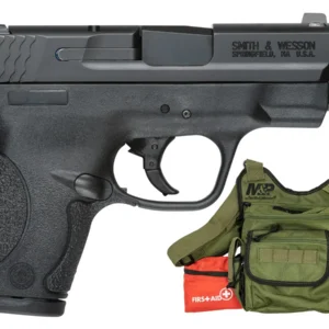 Smith & Wesson M&P Shield 9mm 7+1/8+1 Bug Out Bag Bundle 13383