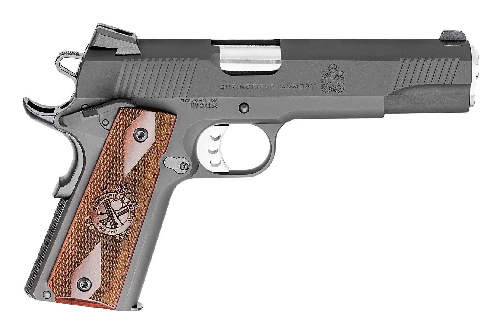 Springfield 1911 Loaded Parkerized .45 ACP 7rd 5" Pistol PX9109L