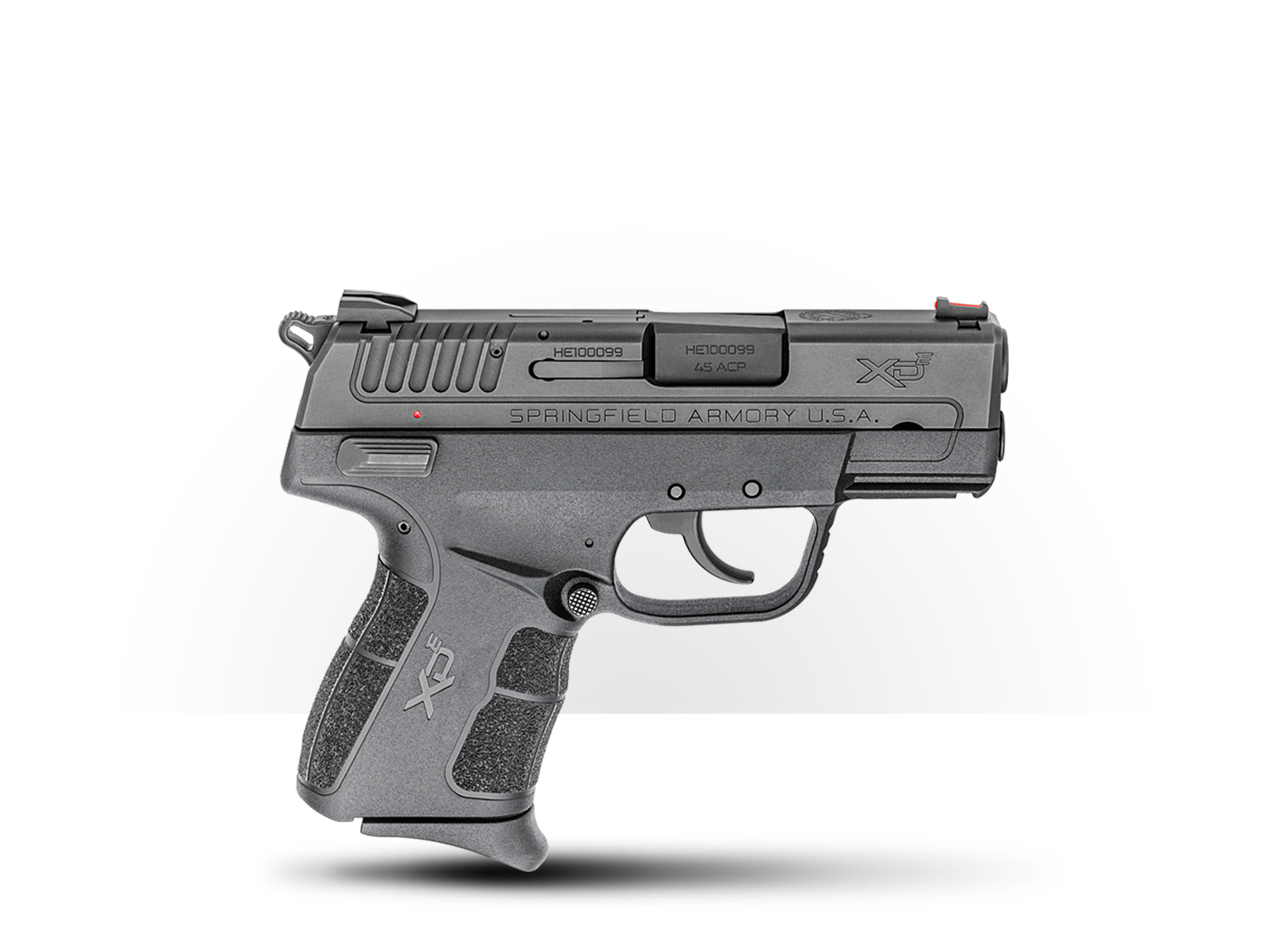 Springfield XD-E Single Stack .45 ACP 6rd/7rd 3.3" Pistol XDE93345BE