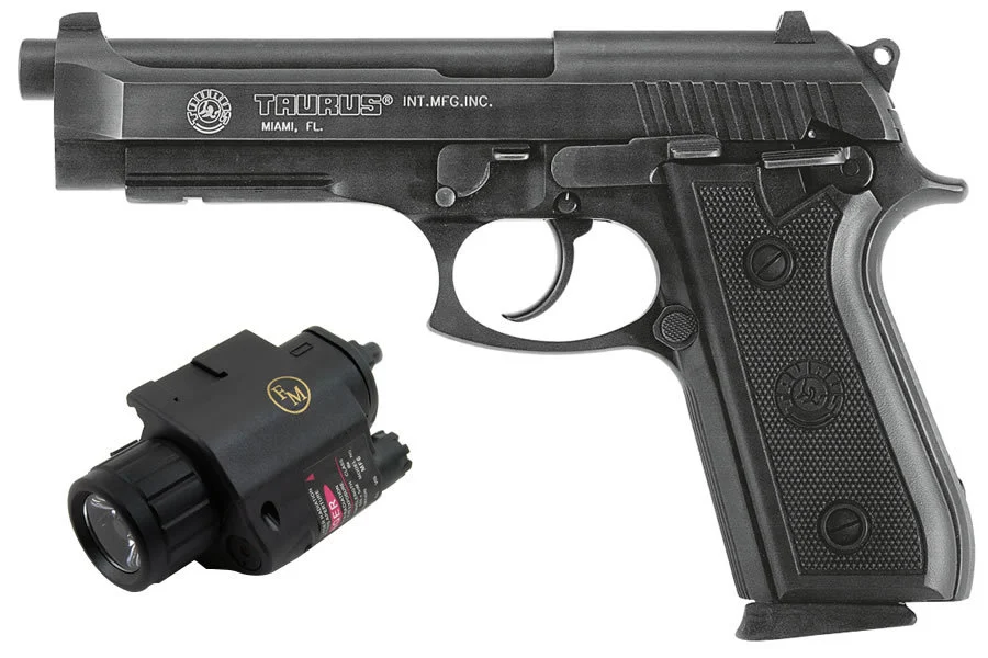 Taurus PT92 AF 9mm Semi Automatic Pistol with Laser/Light Combo