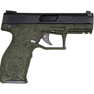 Taurus TX22 22LR Special Edition Rimfire Pistol with Special Edition Green/Black Splatter Finish
