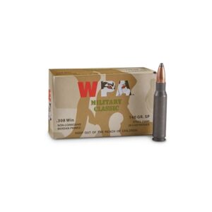 WOLF MILITARY CLASSIC 308 WINCHESTER AMMO 145 GRAIN SOFT POINT